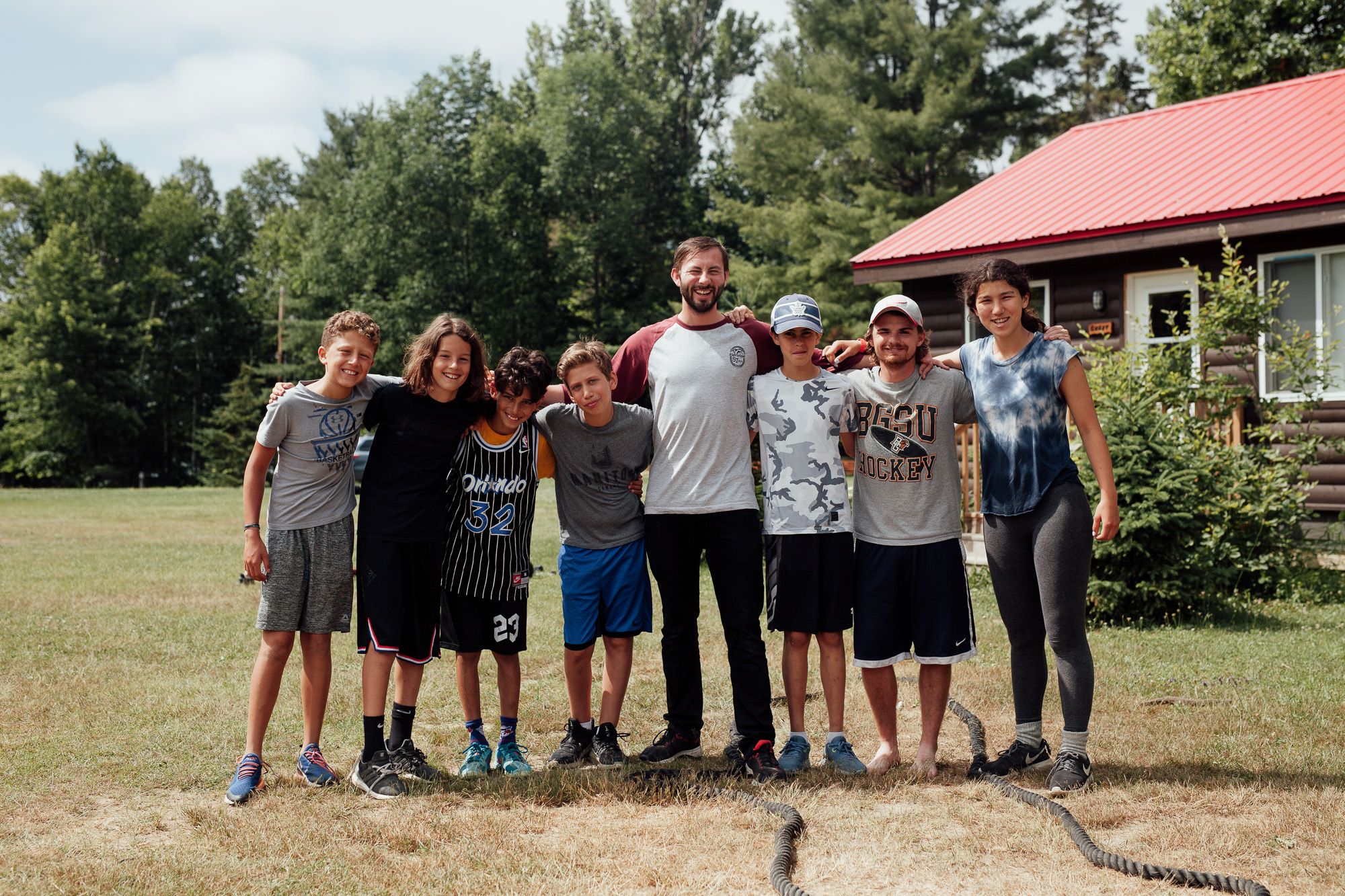 Camp counsellors at Camp Manitou