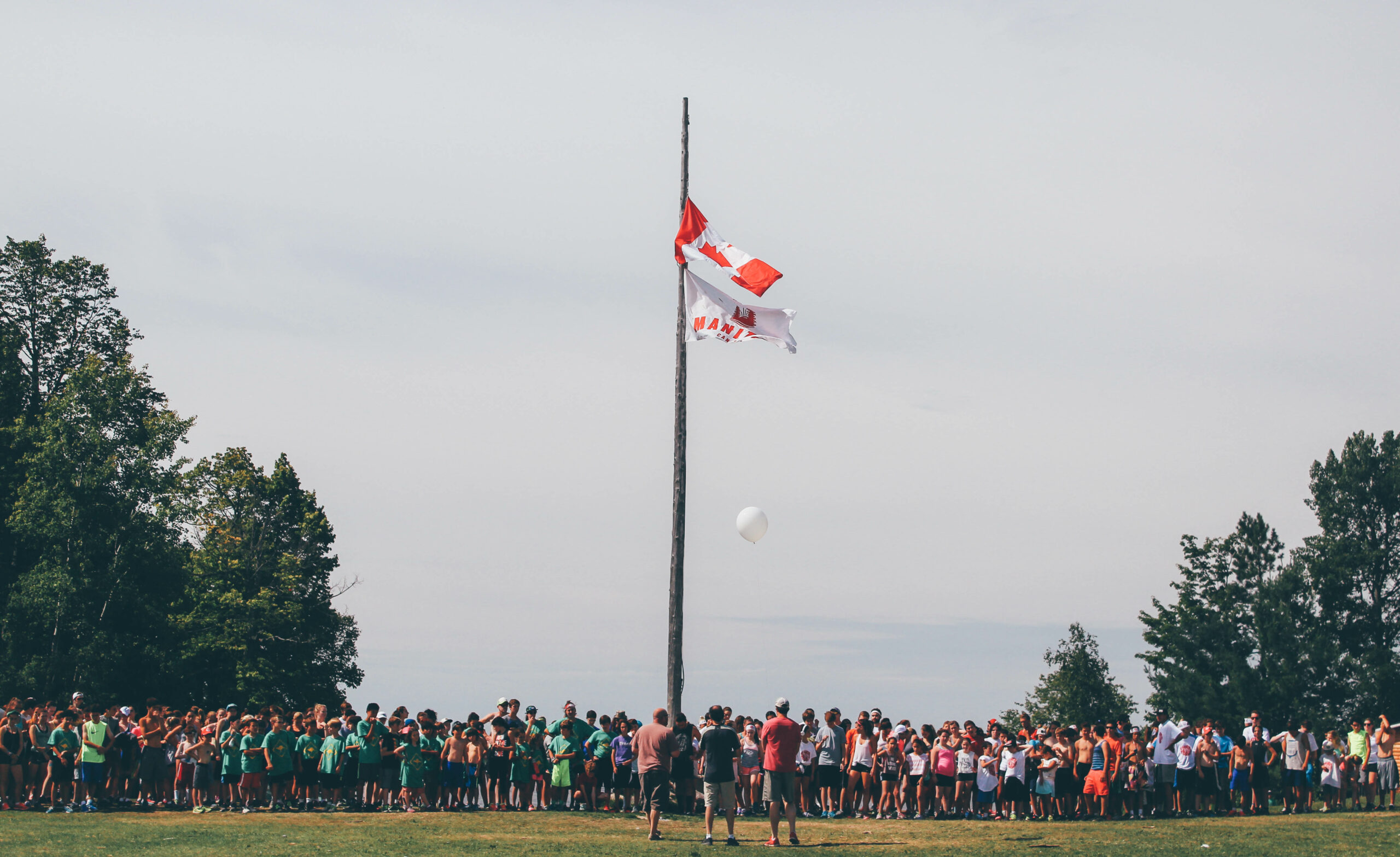 Flags at Camp Manitou